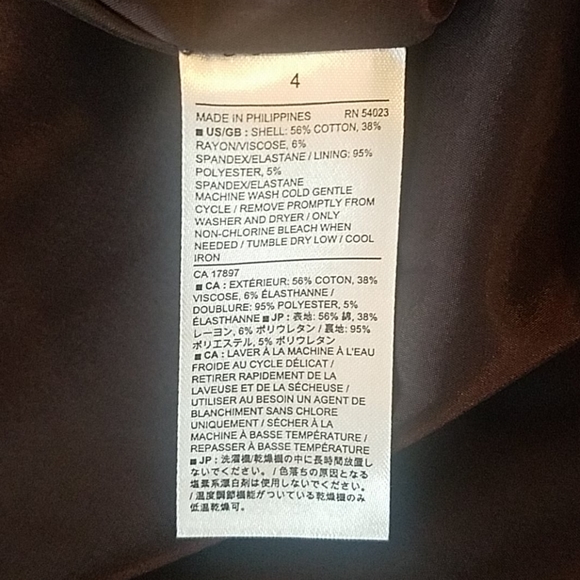 NWT Banana Republic paisley print dress w/ pockets - Picture 6 of 7